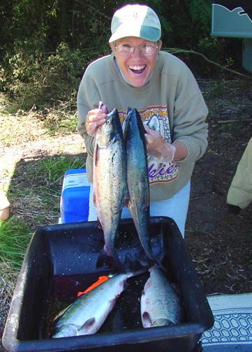 Diana and part of her catch